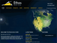 Tablet Screenshot of ethosgold.com